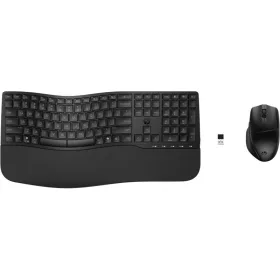  HP 680 COMFORT DUAL-MODE BILLENTYŰZET + EGÉR COMBO FEKETE, HU