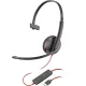 POLY PLANTRONICS BLACKWIRE 3210 USB-C/A HEADSET/FEJHALLGATÓ, FEKETE