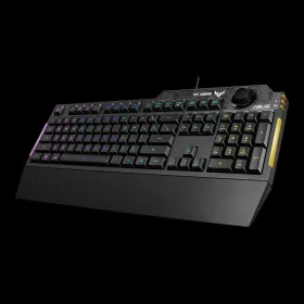 ASUS TUF GAMING K1 RGB BILLENTYŰZET FEKETE, HU