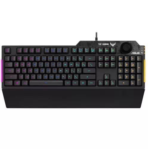 ASUS TUF GAMING K1 RGB BILLENTYŰZET FEKETE, US