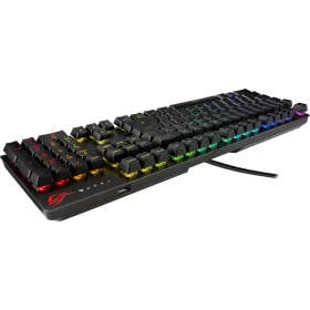   ASUS ROG STRIX SCOPE RX XA05 RGB MECHANIKUS GAMER BILLENTYŰZET, PIROS (90MP0240-BKHA00)