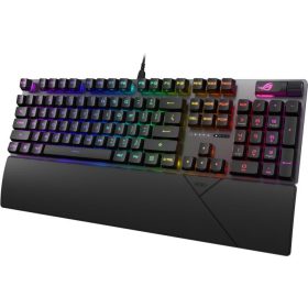   ASUS ROG STRIX SCOPE II RX VEZETÉKES GAMER BILLENTYŰZET, RED SWITCH, HU, FEKETE (90MP0350-BKHA00)