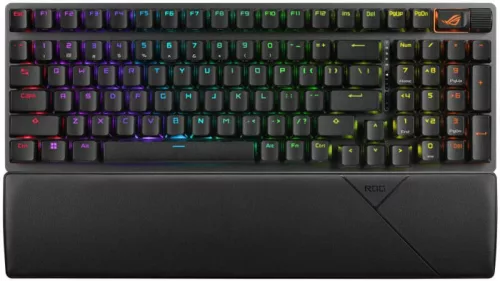 ASUS ROG STRIX SCOPE II 96 NX SNOW KAPCSOLÓ, WIRELESS GAMER BILLENTYŰZET, HU, FEKETE (90MP037A-BKHA00)