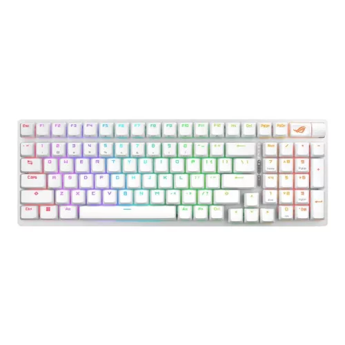 ASUS ROG STRIX SCOPE II 96 WIRELESS, BILLENTYŰZET SNOW WHITE, US