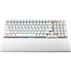   ASUS ROG STRIX SCOPE II 96 RX WIRELESS GAMER BILLENTYŰZET, UK, FEHÉR (90MP03S0-BKUA30)