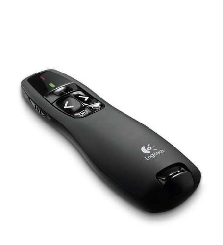 LOGITECH R400 LASER PRESENTATION REMOTE WIRELESS, FEKETE (910-001357)