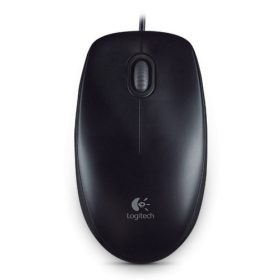 LOGITECH B100 OPTIKAI VEZETÉKES EGÉR, FEKETE (910-003357)