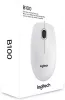 LOGITECH B100 OPTICAL USB EGÉR, WHITE