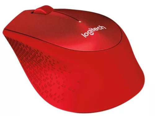 LOGITECH M330 SILENT PLUS WIRELESS EGÉR, RED