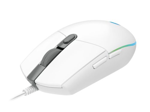 LOGITECH G203 LIGHTSYNC VEZETÉKES GAMER EGÉR, FEHÉR (910-005797)