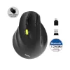 PORT DESIGNS LEFT-HAND 2.4 GHZ BLUETOOTH RECHARGEABLE ERGO EGÉR, BLACK