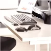 FELLOWES CRYSTAL GEL FLEX REST FEKETE