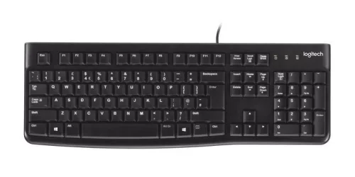 LOGITECH K120 USB BILLENTYŰZET FEKETE, UK