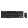 LOGITECH MK120 USB BILLENTYŰZET + EGÉR FEKETE, DE