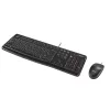 LOGITECH MK120 USB BILLENTYŰZET + EGÉR FEKETE, DE