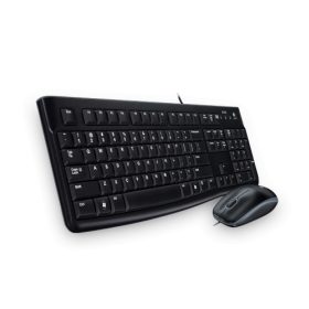 LOGITECH MK120 USB BILLENTYŰZET + EGÉR FEKETE, HU