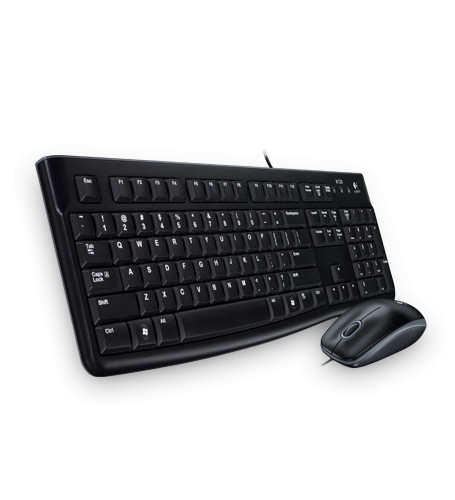 LOGITECH MK120 USB BILLENTYŰZET + EGÉR FEKETE, HU