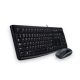 LOGITECH MK120 USB BILLENTYŰZET, HU + EGÉR, FEKETE (920-002542)