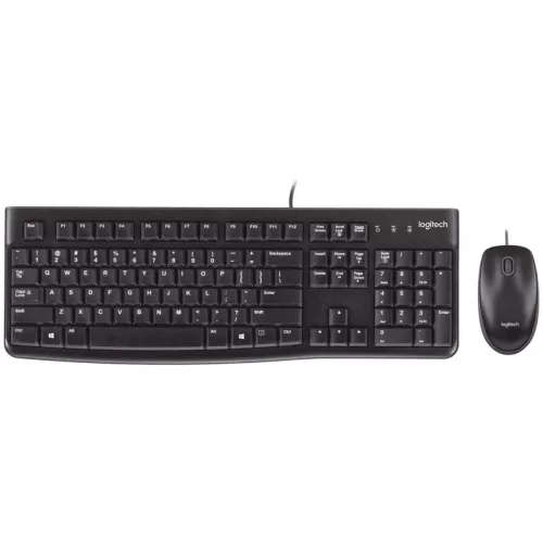 LOGITECH MK120 USB BILLENTYŰZET + EGÉR FEKETE, US