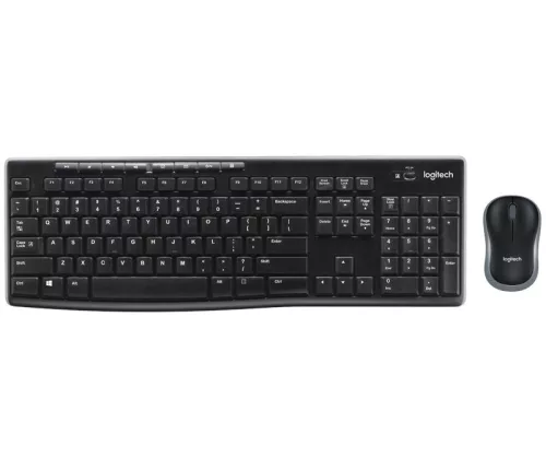 LOGITECH MK270 WIRELESS BILLENTYŰZET + EGÉR FEKETE, UK
