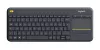 LOGITECH K400 PLUS WIRELESS TOUCH BILLENTYŰZET FEKETE, DE