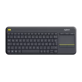 LOGITECH K400 PLUS WIRELESS TOUCH BILLENTYŰZET FEKETE, DE
