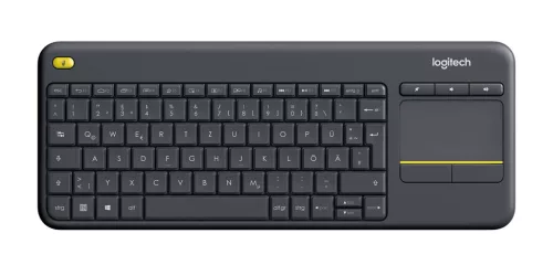 LOGITECH K400 PLUS WIRELESS TOUCH BILLENTYŰZET FEKETE, DE