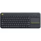 LOGITECH K400 PLUS WIRELESS TOUCH BILLENTYŰZET FEKETE, UK