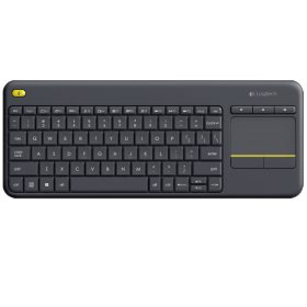 LOGITECH K400 PLUS WIRELESS TOUCH BILLENTYŰZET FEKETE, US