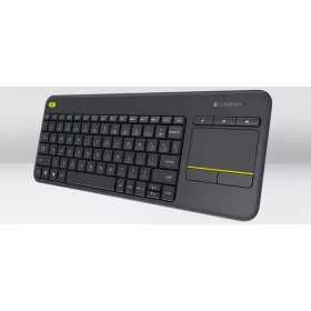 LOGITECH K400 PLUS WIRELESS TOUCH BILLENTYŰZET FEKETE, HU