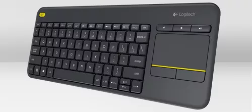 LOGITECH K400 PLUS WIRELESS TOUCH BILLENTYŰZET FEKETE, HU