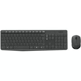   LOGITECH MK235 WIRELESS COMBO BILLENTYŰZET + EGÉR FEKETE, DE
