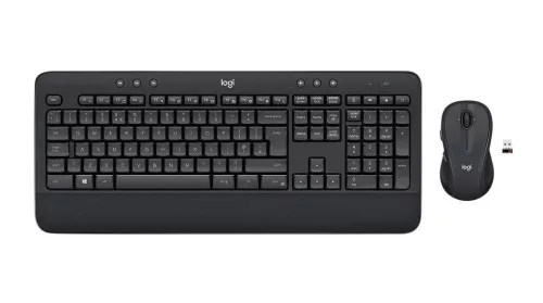LOGITECH MK545 ADVANCED WIRELESS COMBO FEKETE, US
