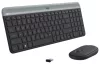 LOGITECH MK470 SLIM WIRELESS BILLENTYŰZET + EGÉR COMBO FEKETE-SILVER DE