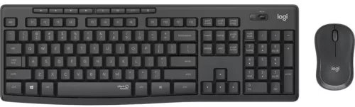 LOGITECH MK295 SILENT WIRELESS COMBO FEKETE, DE