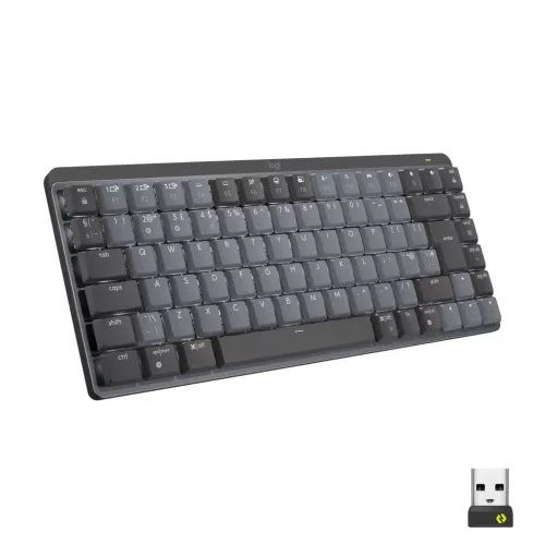 LOGITECH MX MECHANIKUS MINI CLICKY MECHANIKUS WIRELESS BILLENTYŰZET GRAPHITE, US