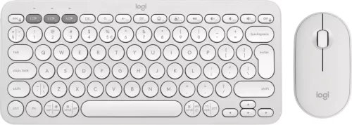 LOGITECH PEBBLE 2 COMBO TONAL FEHÉR, US