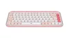 LOGITECH POP ICON WIRELESS BILLENTYŰZET ROSE/OFF FEHÉR, US