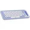 LOGITECH POP ICON WIRELESS BILLENTYŰZET LILAC/OFF FEHÉR, US