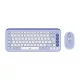 LOGITECH POP ICON WIRELESS BILLENTYŰZET COMBO LILAC/OFF FEHÉR, US