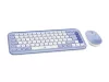 LOGITECH POP ICON WIRELESS BILLENTYŰZET COMBO LILAC/OFF FEHÉR, US