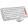 LOGITECH POP ICON WIRELESS BILLENTYŰZET COMBO OFF FEHÉR-NARANCS, US