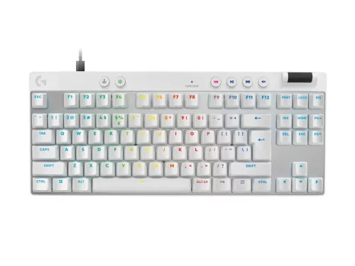 LOGITECH G PRO X TKL RAPID GAMING BILLENTYŰZET FEHÉR, US