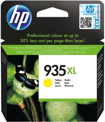 HP C2P26AE NO.935XL SÁRGA (9,5ML) EREDETI TINTAPATRON (C2P26AE) LEÉRTÉKELT (LEJÁRAT 2020 JÚNIUS)