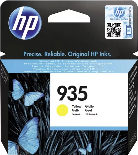 HP C2P22AE NO.935 SÁRGA (4,5ML) EREDETI TINTAPATRON (C2P22AE)