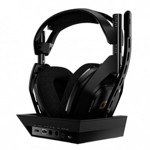 LOGITECG ASTRO A50 WIRELESS HEADSET + BASE STATION, PC/PLAYSTATION, FEKETE-SZÜRKE (939-001676)