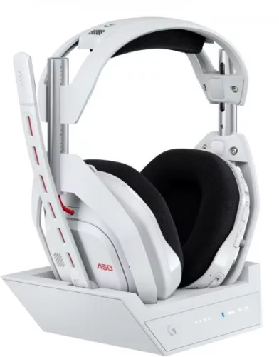 LOGITECH ASTRO A50 GEN 5 WIRELESS GAMING HEADSET + BASE STATION WHITE