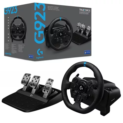 LOGITECH G923 TRUEFORCE SIM USB KORMÁNY (PS4/PS5/PC), FEKETE (941-000149)