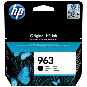 HP 3JA26AE NO.963 FEKETE (24ML) EREDETI TINTAPATRON (3JA26AE) LEÉRTÉKELT (LEJÁRAT 2021 JANUÁR)