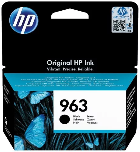 HP 3JA26AE NO.963 FEKETE (24ML) EREDETI TINTAPATRON (3JA26AE) LEÉRTÉKELT (LEJÁRAT 2021 JANUÁR)